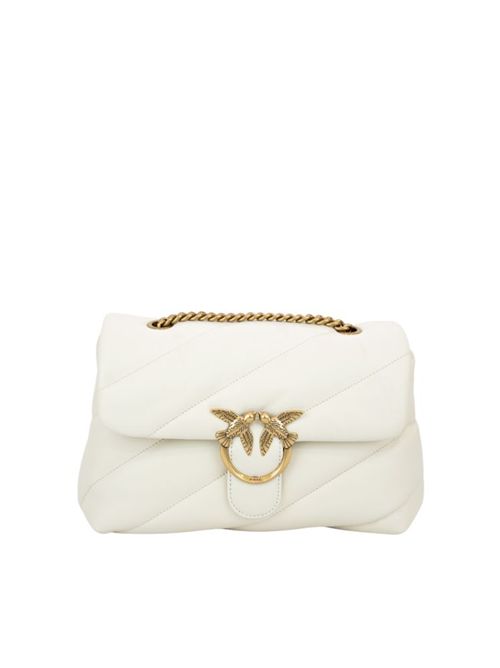 Borsa Classic Love Puff Maxi Quilt Bianco